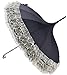 Outgeek Pagoda Umbrella Anti-Uv Parasol Sunproof Lace Trim with Hook Handle