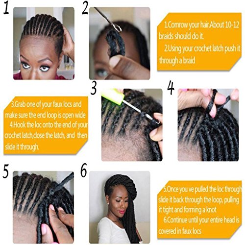 Marlybob Crochet Braids Hair Extension Deep Wave Afro Kinky Jerry