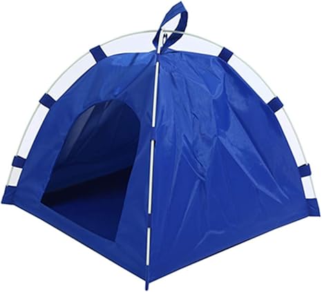 Amazon Co Jp Davcor Moring ペット用テント 犬小屋 夏 猫犬用テント ハウス 犬猫兼用 四隅 安眠 蚊帳 折り畳み式 ポータブル 通気性 日焼け止め 防雨 防水 丈夫 軽量 持ち運べに便利 室内 屋外 ペット用品 アウトドア キャンプ 旅行 ブルー ホーム キッチン
