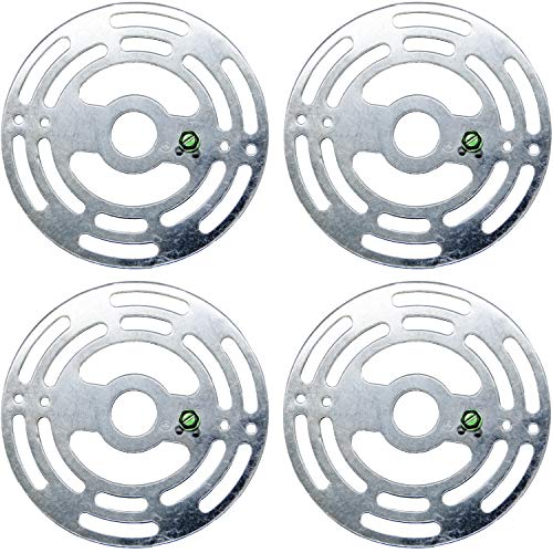 PINCHUANG 4Pack 4" Satco Round Universal Crossbar, 4" Universal Light Fixture Circle Cross Bar