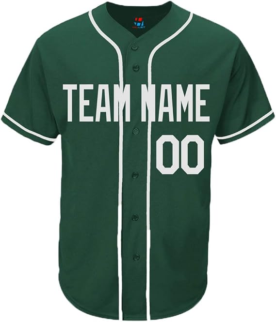 baseball jersey green