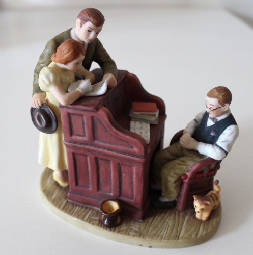 Goebel Portrait of America ** Norman Rockwell - The Marriace License (sm) ** 780002