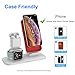 Wireless Charger, 3 in 1 Wireless Charging Station for A pple Watch and i Phone Air pods, Wireless Charging Stand Compatible for A pple i Phone X/XS/XR/Xs Max/A pple Watch Series