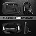 MAPM - Textured Black Tailgate Door Handle Bezel Kit For Chevrolet 1500 Silverado 1999-2006 / GMC Sierra 1500 1999-2005 includes 2007 Classics - GM1915105 - GM1916102 15228539, 15997911