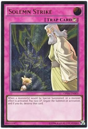 Amazon 遊戯王 英語版 Op04 En003 Solemn Strike 神の通告 アルティメットレア トレカ 通販