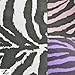WHITE ZEBRA PRINT POLY COTTON FABRIC 58