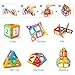 Tomons Magnetic Blocks Building Set for Kids, Magnetic Tiles Educational Building Construction Toys for Boys and Girls with Storage Bag-36pcs