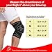 BERTER Knee Brace Men Women - Compression Sleeve Non-Slip Running, Hiking, Soccer, Basketball Meniscus Tear Arthritis ACL Single Wrap (Silicone Gel, Small)