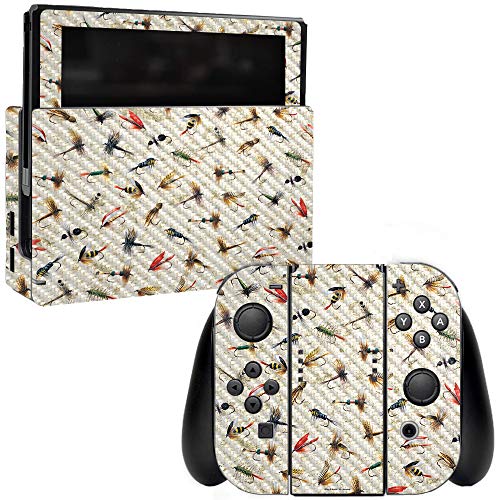 MightySkins Carbon Fiber Skin for Nintendo Switch