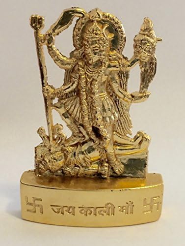 Kali Ma Idol - Murti - Statue - Energized in USA - Made of 12 Ingredients by Venture Bookshop