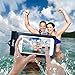 ZoiyTop Waterproof Phone Case Universal Dry Bag Waterproof Phone Bag Pouch for iphone 6 6S 5S Note 5 S7 (Black)