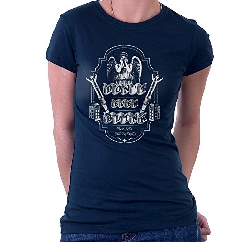 Don't Even Blink Weeping Angels Doctor Who Tardis Women's T-Shirt