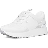 Michael Kors Women's Raina Trainer, Solid Mixed Materials/Optic White, 5.5