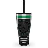 Tervis Traveler NBA Boston Celtics - Night Game Triple Walled Insulated Tumbler Travel Cup Keeps Drinks Cold & Hot, 30oz with Straw Lid, Stainless Steel