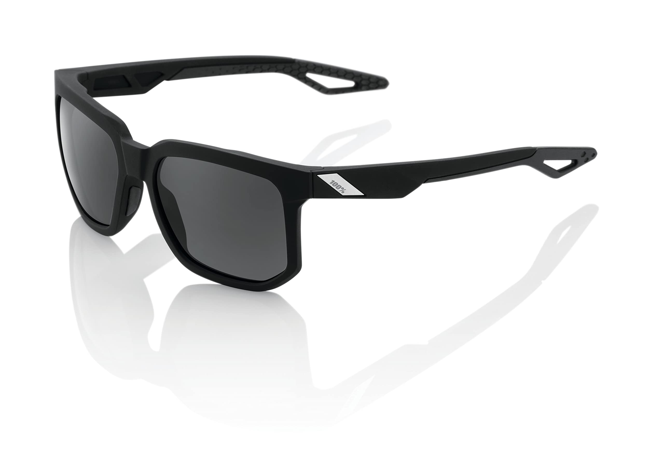 100% GAFAS CENTRIC - Soft Tact Black - Grey PEAKPOLAR Lens