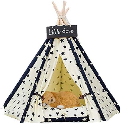 ZHENG Pet tent creative kennel removable and washable cat litter four seasons pet bed breathable,Multicolor,S [Energy Class A]