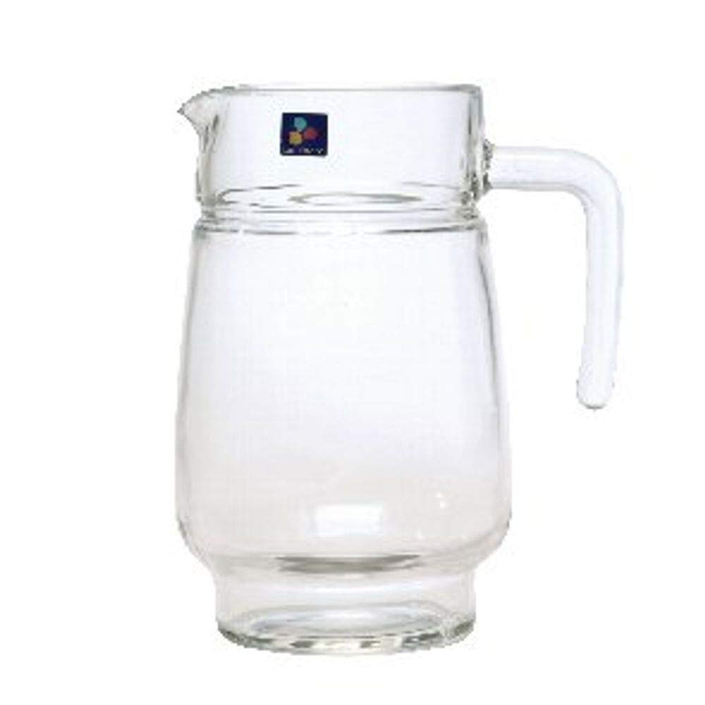 Unbranded Tivoli Clear Glass Jug 1.6 Litre (Pack of 1) 0301020, 31.2 x 13.5 x 10.6 cm