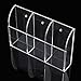 KINGSO Wall Mount Acrylic Remote Control Storage Holder Organizer