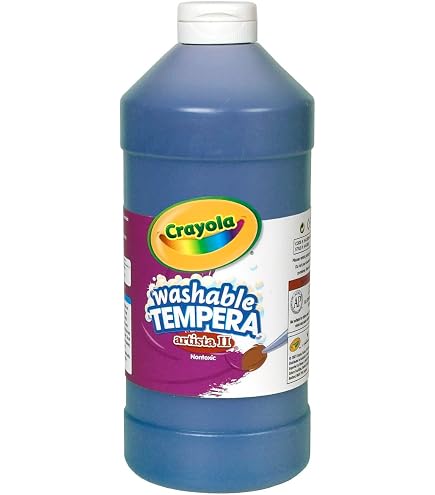 Crayola Premier Tempera Farbe – Türkis, Ungiftig, Cremig, Matt Finish
