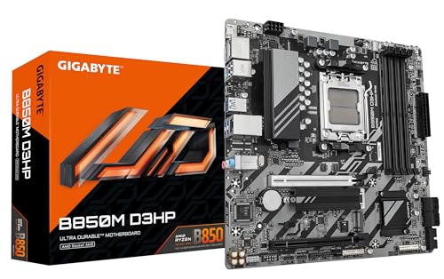 Placa Mãe Gigabyte B850M D3HP (AM5/4xDDR5/HDMI/DP/M.2/USB 3.2)