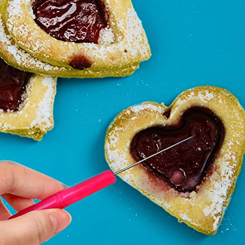 6 PCS Sugar Stir Needle Scriber Needle Modelling Tool Biscuit Cookie Icing Pin Cake Decorating Needle Tool Sugar Cookie Decorating Supplies Baking Scribe Tool Marking Patterns Icing Sugarcraft