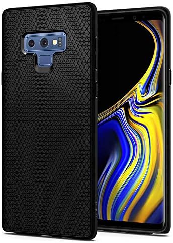 iBLUNT Original Case for Samsung Galaxy Note9 Note 9 2018 2019 Unique Premium Alcantara Style Cover Durable and Resistant Shock Absorption Drop Protection Defender Series - Black