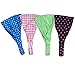QING Headbands for Women Sweat Wicking Scarf Bandana Elastic Headband Wrap Pack of 6 (Assorted Pack of 4)