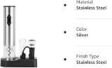 CIRCLE JOY 5-in-1 Electric Wine Opener Stainless Steel Kit with Foil Cutter view 7