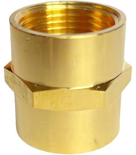 Joywayus 2PCS Brass 3/4''NPT Female X 3/4''NPT Female