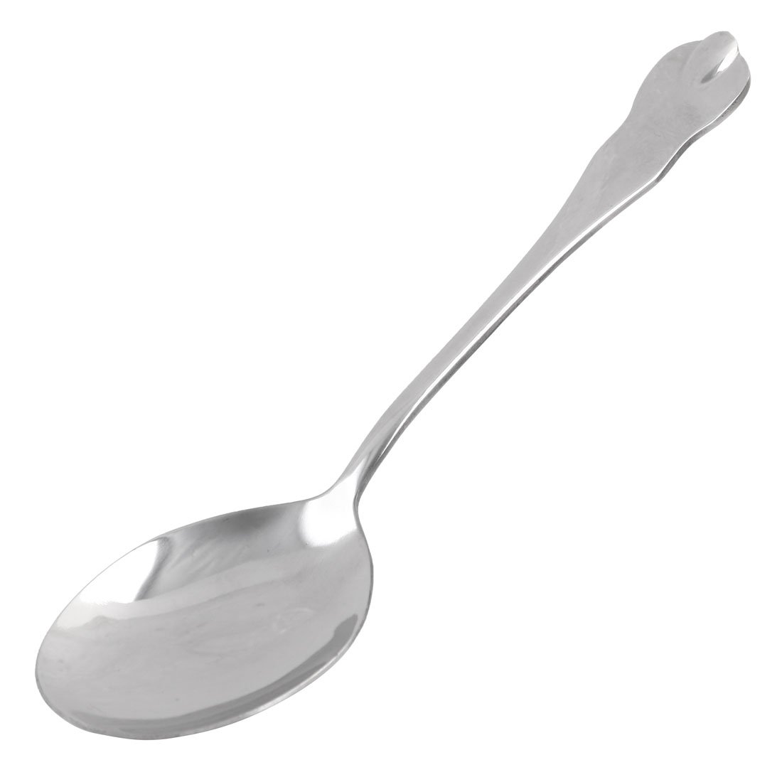 Sourcingmap Stainless Steel Kitchen Bar Porridge Rice Salad Serving Spoon Scoop Silver Tone