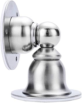 ZIMAwd Edelstahl Magnetischer Türstopper Aufkleber Toilette