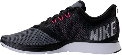 nike running air zoom strike trainers in black
