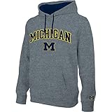 Michigan Wolverines Hooded Sweatshirt Arch Gray