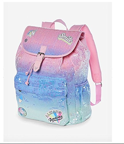 Justice get happy ombre sequin rucksack backpack