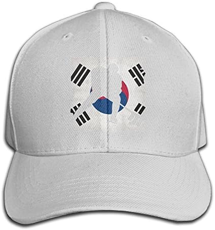 Jgfhj Caps Puck Korean Flag Unisex Women Cotton Adjustable Baseball Caps Low Profile Washed Dad Hat