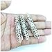 Masai Native Dreadlock Beads Cuffs Clips 3 Pc. Set 4cm (SILVER)