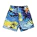 Boy Hawaiian Aloha Luau Shirt Only in Blue Sunset 10 Year Old