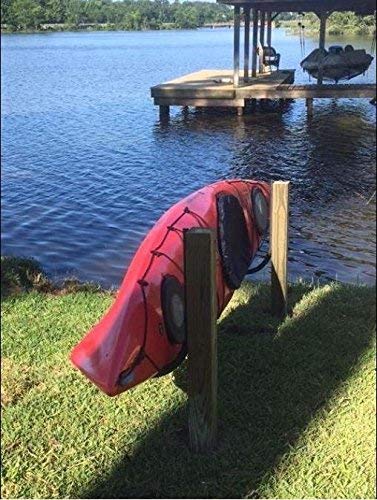 Protek 2 Pair of Indoor Outdoor 150 Lbs Kayak Canoe SUP Board Paddleboard Snowboard Surfboard Wakeboard Ski Storage Dock or Wall Mount Hook Display Rack Cradle Bar (Renewed) - Thumbnail 2