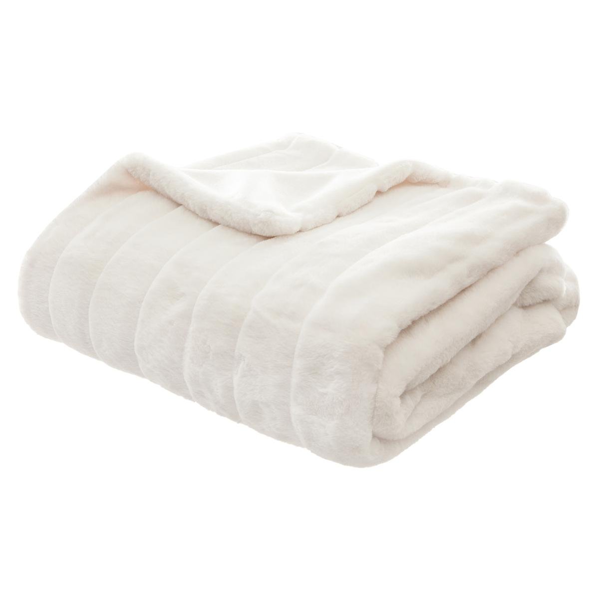 HomeMaison Stripe, Polyester, Blanket, 160 x 120 cm