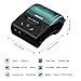 WELQUIC Portable Mini Wireless 58mm Bluetooth High Speed Direct Thermal Printer, Compatible with Android & iOS & Windows & Linux Systems and ESC/POS Print Commands Set