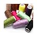 SODIAL- 24 Assorted Colors Polyester Sewing Thread-Pack of 24