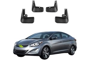 MIDOON 4PCS Car Mud Flaps Splash Guards Mudguards Car Mud Flaps Compatible with Hyundai Elantra MD 2011 2012 2013 2014 2015 2