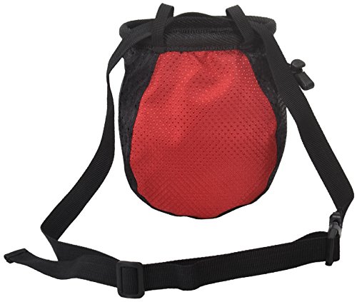 AMC(TM Climbing Panda Compact Chalk Bag with Belt, 337_Red - Thumbnail 2