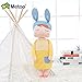 Duyoku Me Too Angela Stuffed Bunny Baby Plush Rabbit Doll Birthday for Girls Kids 13