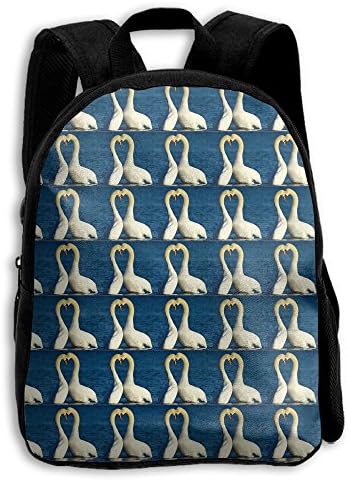 Boys Swan Love Popular Printing Toddler Pre School Backpack Bags Lightweight