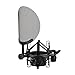 Nady SSPF-4 Spider Shockmount with Integrated Pop Filter – fits any microphone with 38-53mm diameter – Vocal recording, large condenser set up