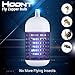 Hoont Powerful Electronic Indoor Bug Zapper Bulb – Fits All Standard Bulb Sockets - Covers 500 Sq. Ft. / Fly Killer, Insect Killer, Mosquito Killer – For Residential, Commercial and Industrial Use