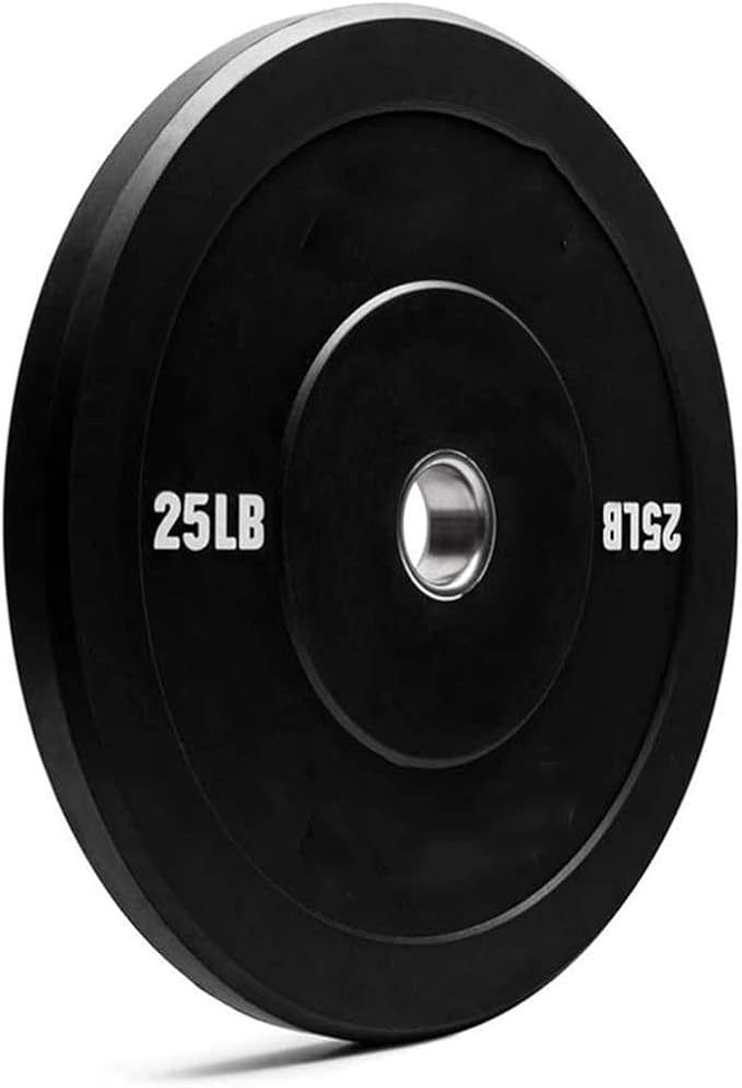 DSHUJC Barbell Olympic Grip Plate, Pure Rubber Weight