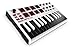 Akai Professional MPK Mini MKII White | 25-Key Ultra-Portable USB MIDI Drum Pad & Keyboard Controller with Joystick, VIP Software Download Included - Limited Edition