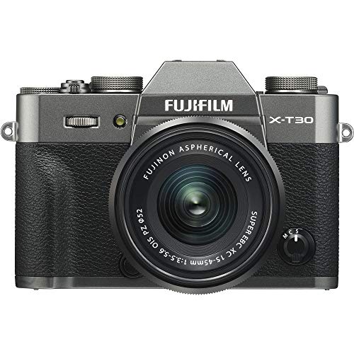 FUJIFILM XT30 Mirrorless Digital Camera XC 1545mm f/3.55.6 OIS PZ Lens (Dark Silver) 2 Lens